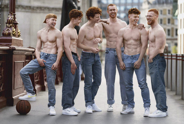 Super GIngers - shirtless red head hunks